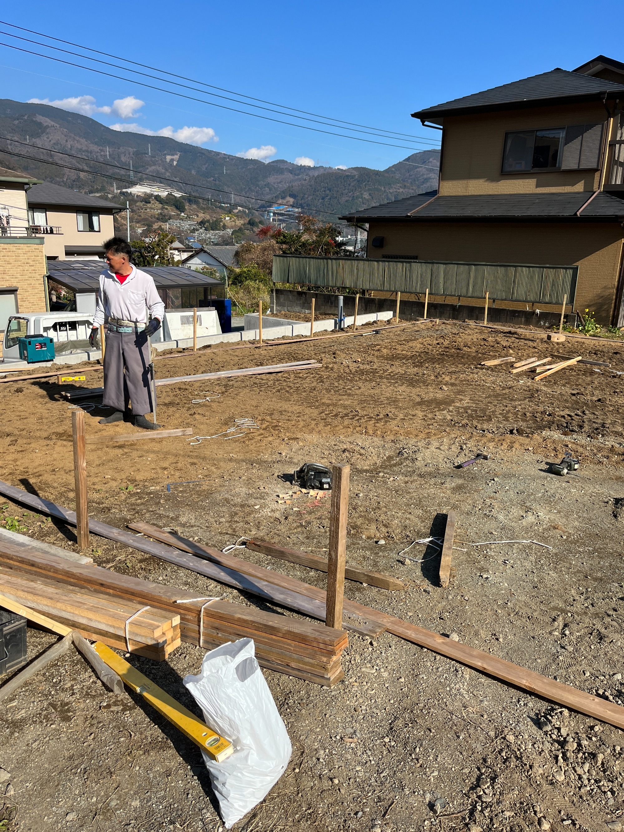 2023年1月9日　山北町　地盤改良工事