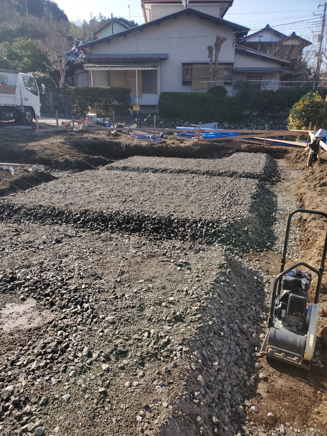 2023年1月31日　　神奈川県山北町　基礎工事